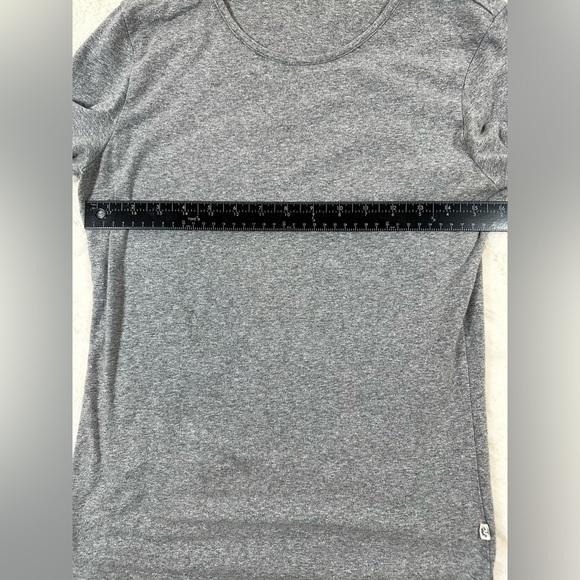 Get France women’s long sleeve gray stretch athletic casual shirt Large L - Picture 3 of 5